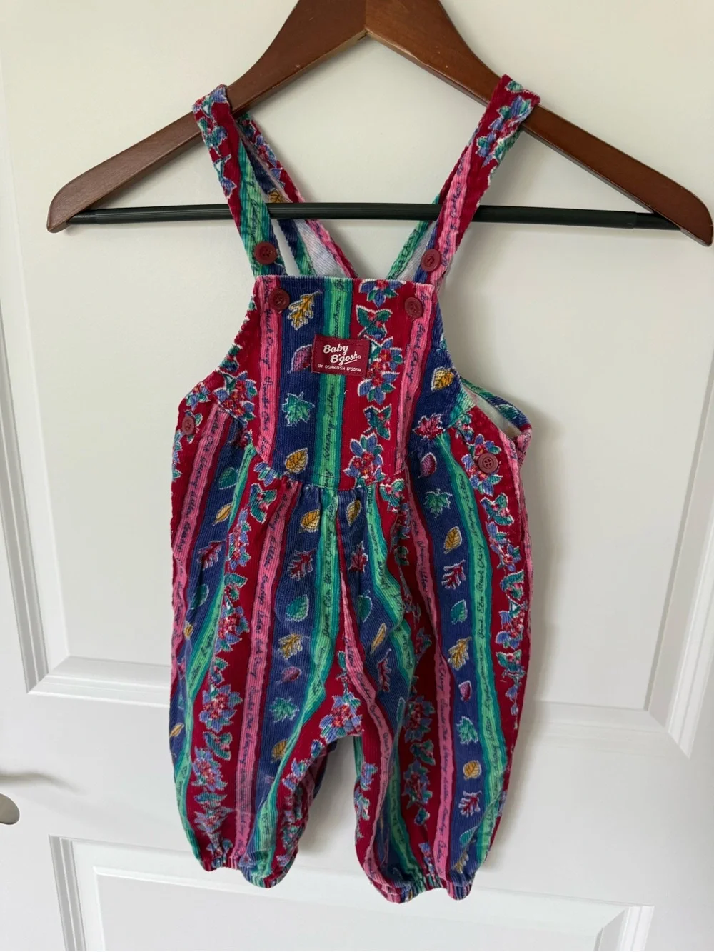 Oshkosh B’gosh Vintage 80s Corduroy Bubble Romper 18 Months